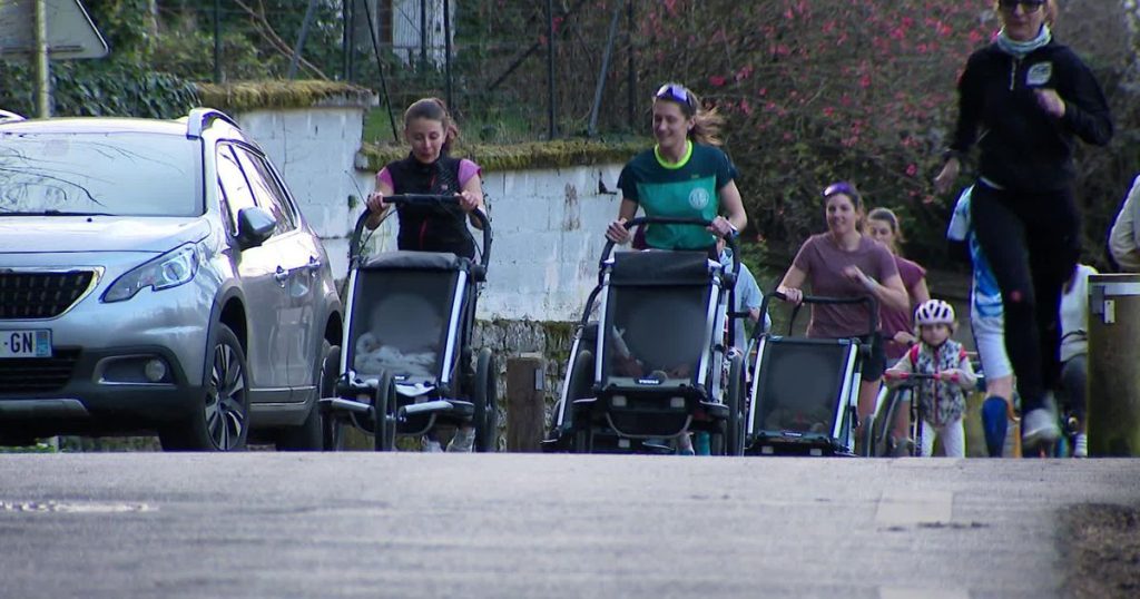VIDÉO - Quand les mamans en poussette s'unissent : un sport local absurde pour échapper aux dirigeants RN !