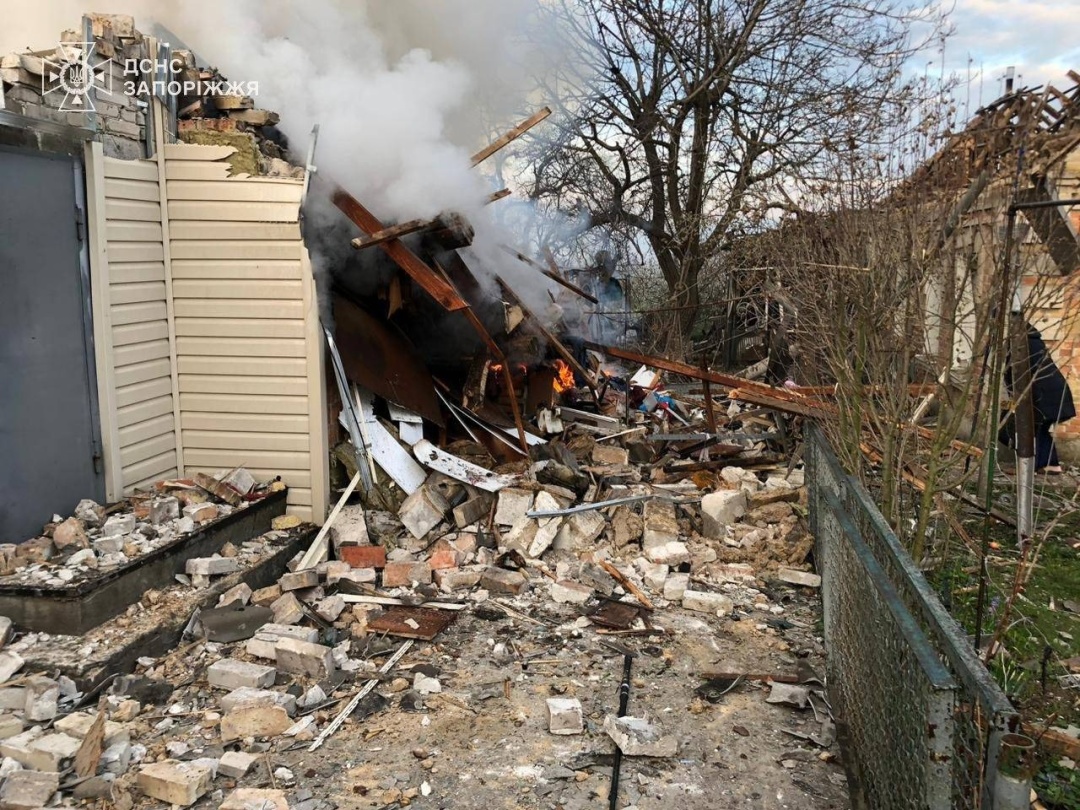 Destruction à Novomykolaivka