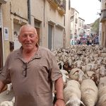 Plus de 600 personnes ont suivi Michel Ibanez et son troupeau pour la transhumance Villeveyrac-Mèze, ce samedi 10 avril