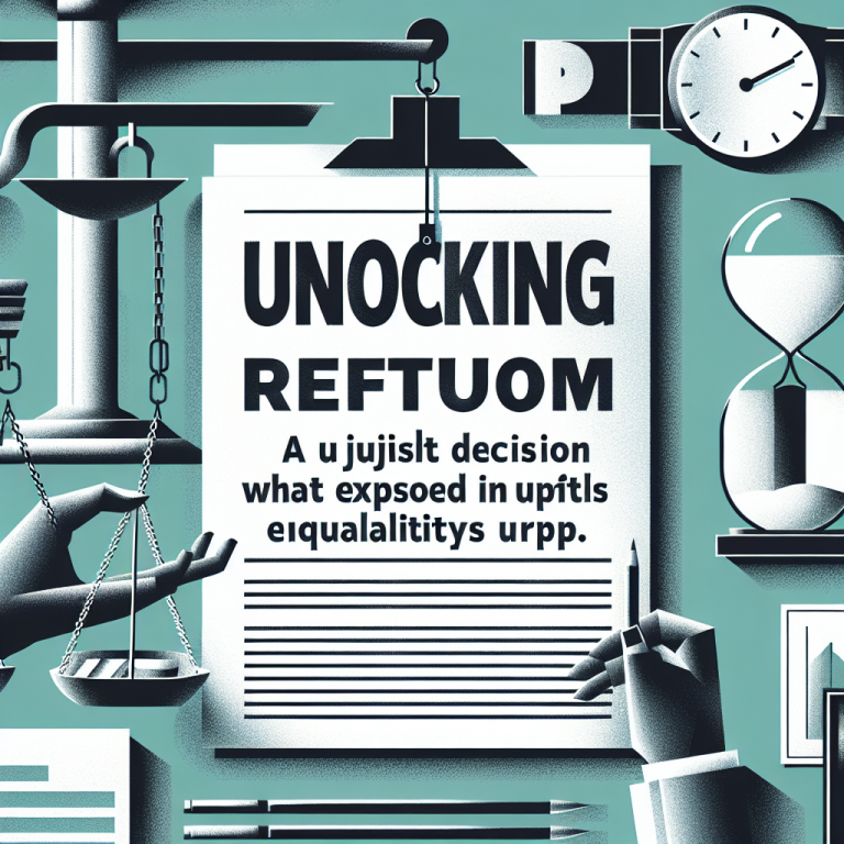 Réforme choquante : une décision injuste qui fait exploser les inégalités en plein visage !