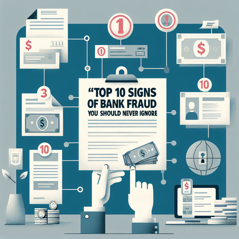 Top 10 Signs of Bank Fraud You Should Never Ignore