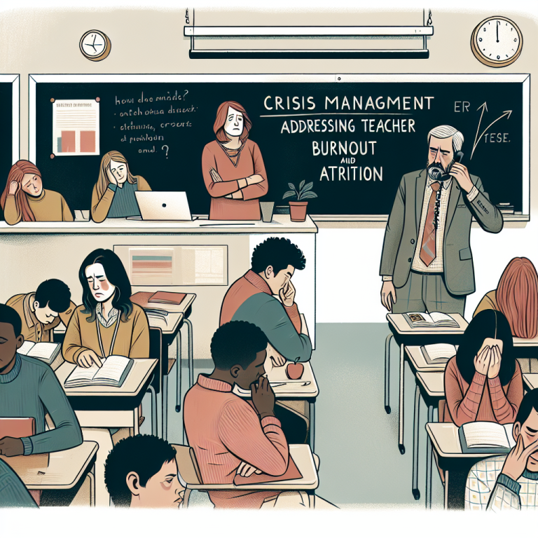 Crisis Management in Education: Addressing Teacher Burnout and Attrition
