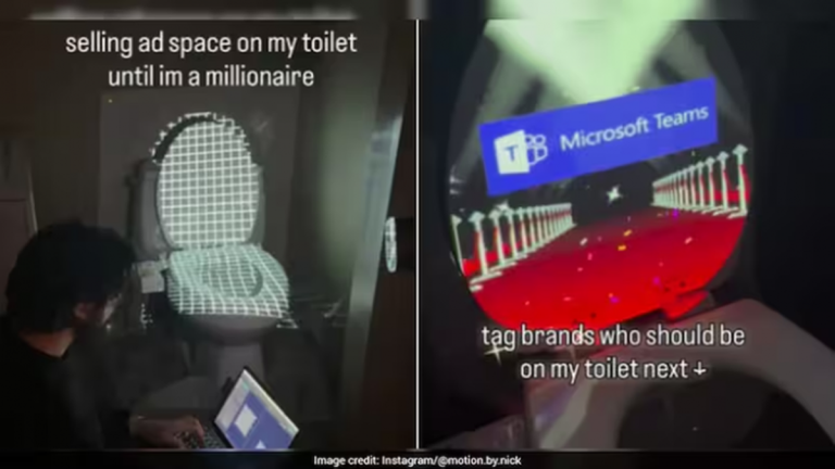 À Philadelphie, un chômeur transforme ses toilettes en espace publicitaire