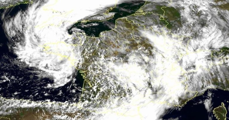 Une goutte froide provoque des conditions météorologiques dégradées en France.