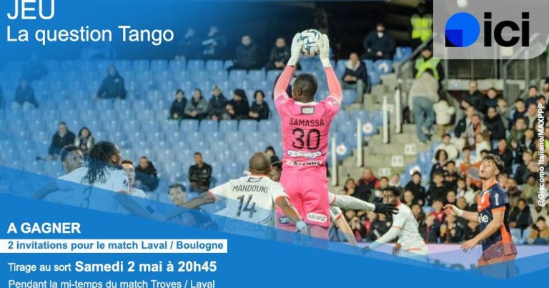 Laval affronte Boulogne/Mer le 9 mai 2026, deux places à gagner pour le match.