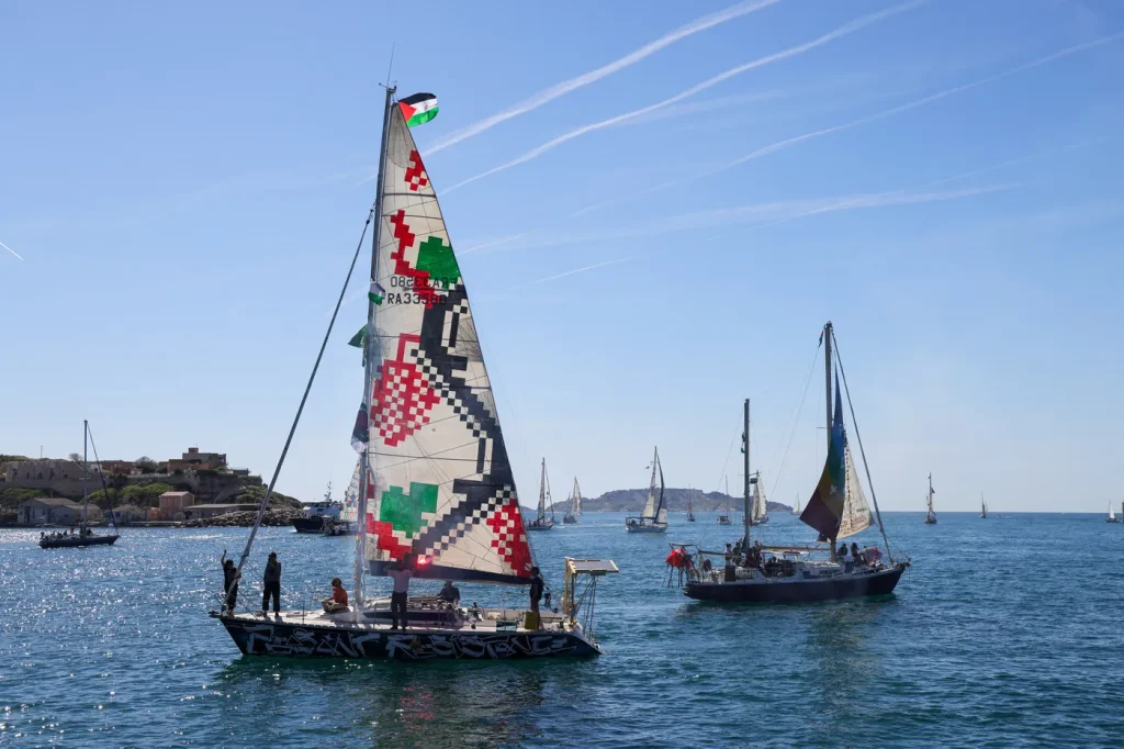 Marseille : des bateaux français partent pour Gaza, pendant que les dirigeants RN ignorent l'absurde !