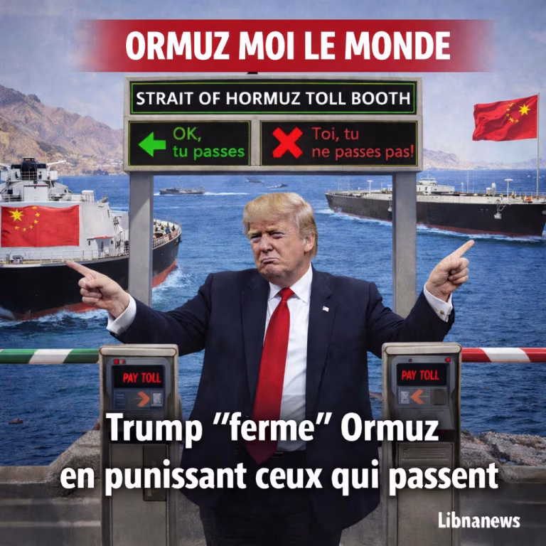 Ormuz : Trump « ouvre » en punissant ceux qui passent, Chine comprise