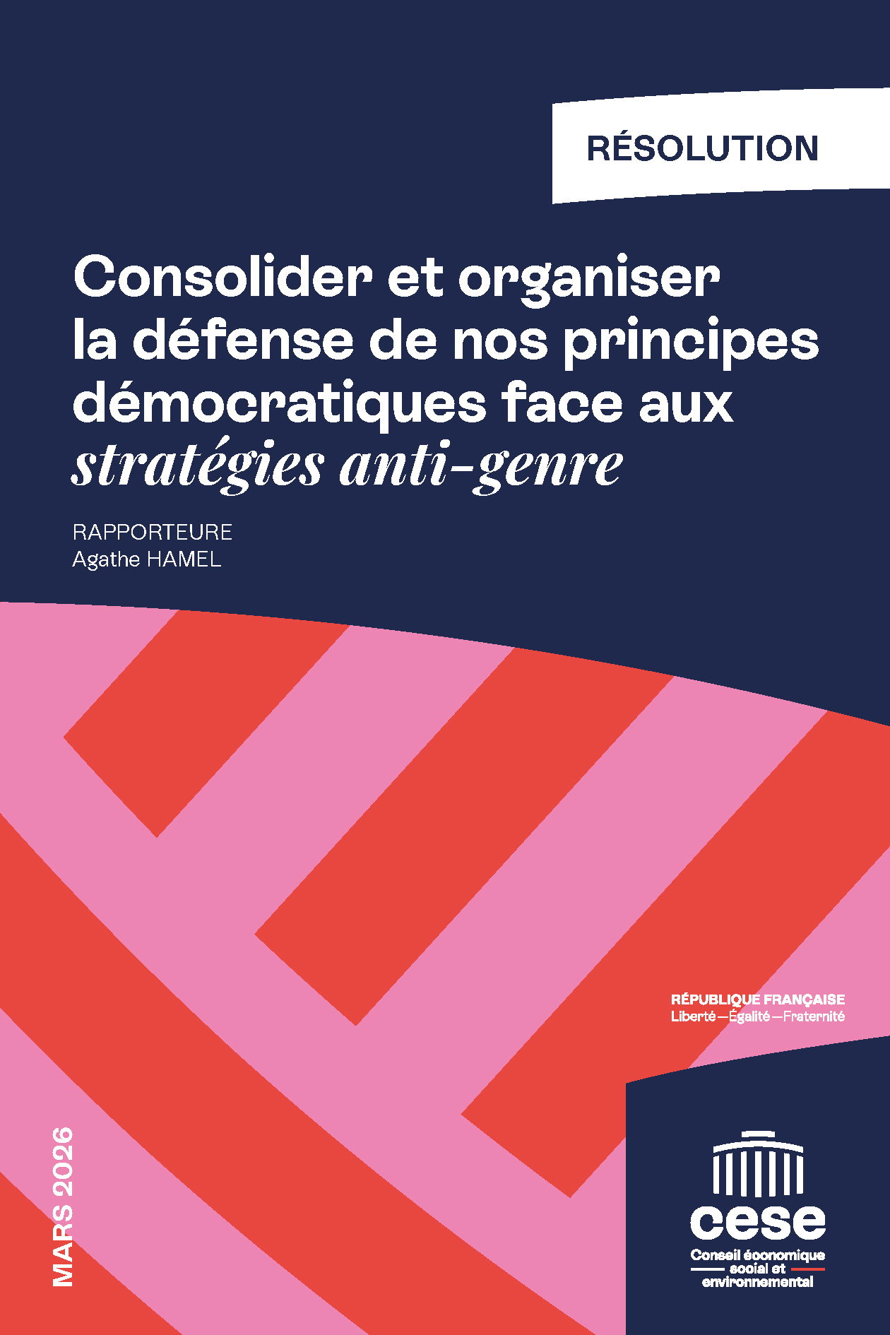 Consolider et organiser la défense de nos principes démocratiques face aux stratégies anti-genre | Le Conseil économique social et environnemental