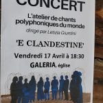Pourquoi ne pas manquer le concert du 17 avril à 18h30 à l&rsquo;Église de Galeria ?