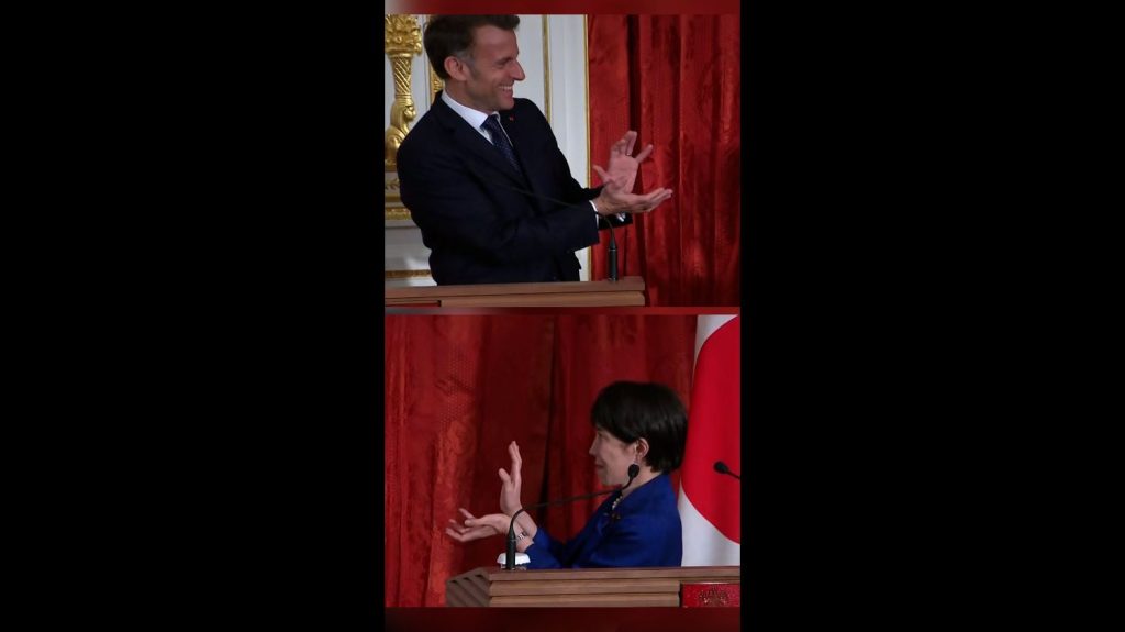 Quand Macron et la Première ministre japonaise s'affrontent en 'Kamé Hamé Ha' : une farce politique absurde !