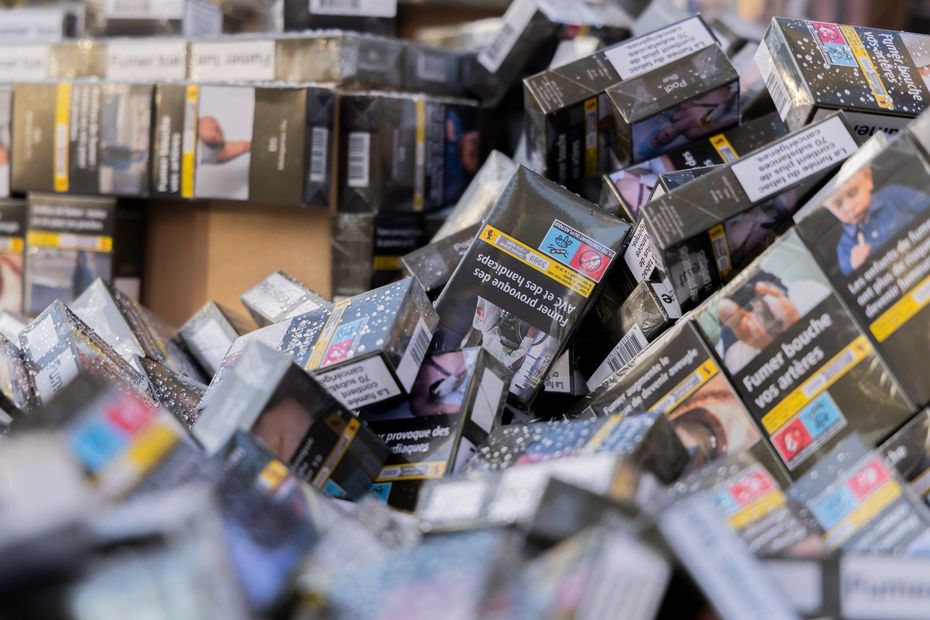 Var : 352.000 paquets de cigarettes de contrebande, un cadeau des dirigeants conservateurs à l'absurde!