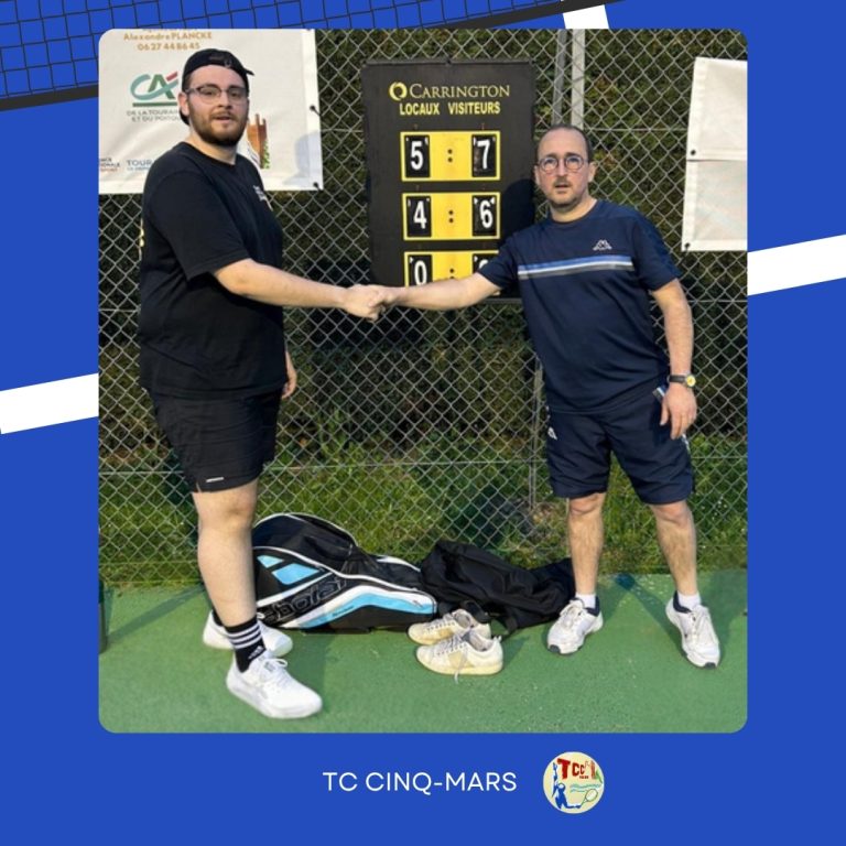 Tournoi interne 2026 : Victoire ou simple illusion ? 🎾