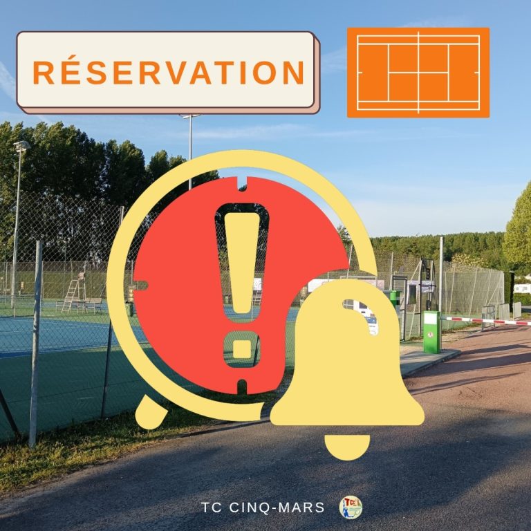 Réservations : La nouvelle hypocrisie du tennis à Cinq-Mars