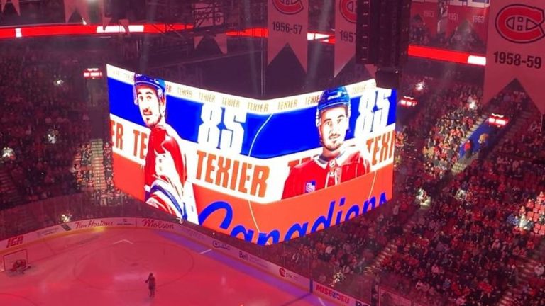 Alexandre Texier, nouvelle étoile des Canadiens de Montréal, parle hockey avant les playoffs.