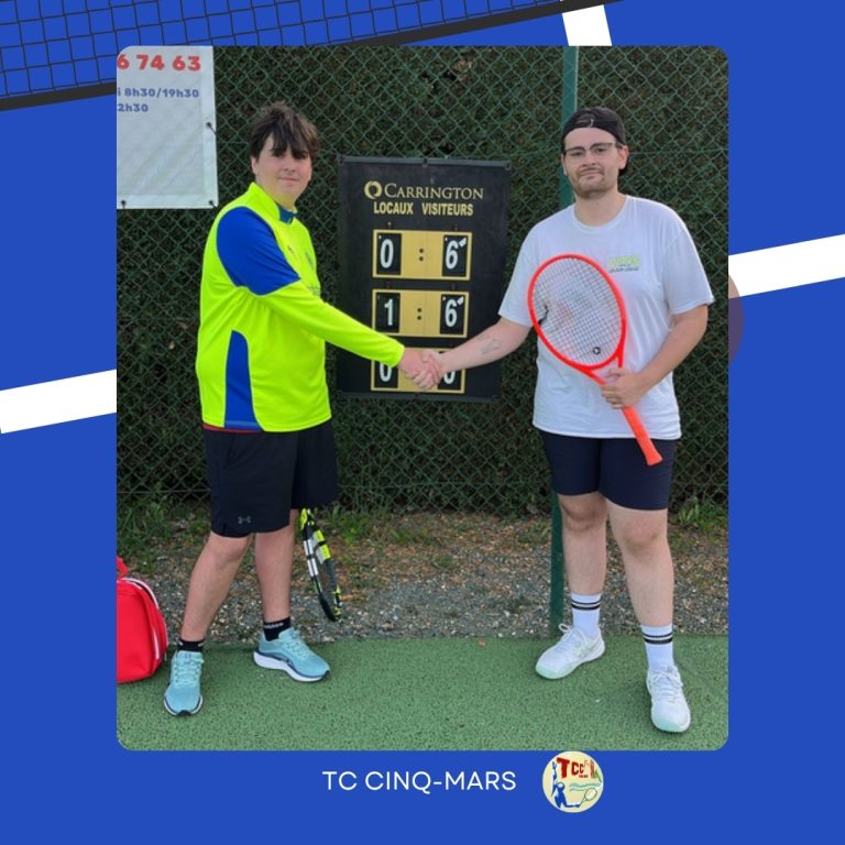 Résultats du Tournoi Interne 2026 🎾