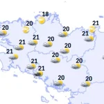 Météo en Bretagne : mercredi nuageux avec éclaircies et températures douces.