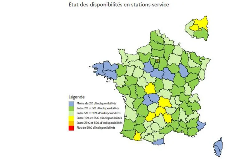 Crise d&rsquo;essence : découvrez les stations à sec, un échec du système qui choque !