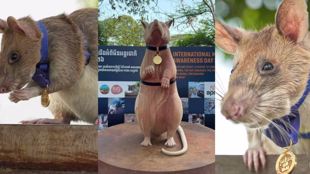 Quand un rat détecteur de mines reçoit une statue, que dire des dirigeants qui ignorent l'humain ?