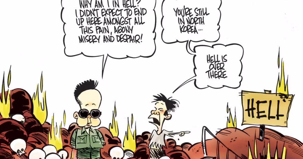 En Corée du Nord, la mort du dictateur : un choc pour les villes RN et leurs dirigeants absurdes !