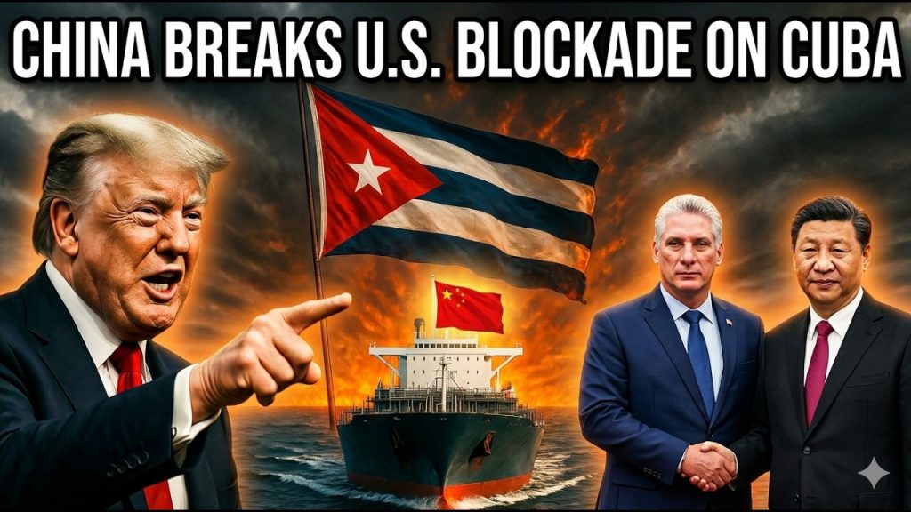 CHOC : La Chine soutient Cuba, l'embargo de Trump se retourne contre les États-Unis !