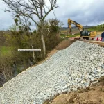 Chantier renforcement des talus RD 385