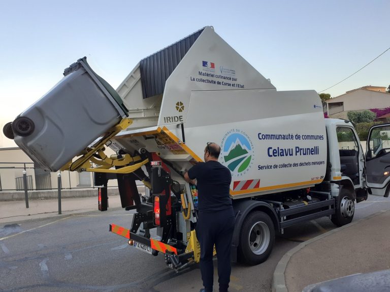 Nouveaux jours de collecte des bacs de déchets en porte-à-porte à Bastelicaccia