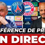 Conférence de presse de Luis Enrique et Kompany après PSG vs Bayern : analyses et réactions.