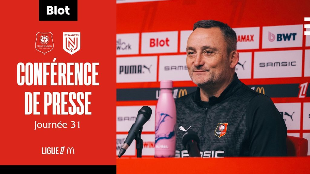 Conférence de presse du SRFC avant le derby contre Nantes : enjeux et attentes des entraîneurs.