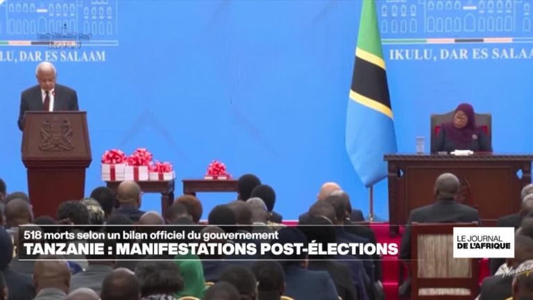 Tanzanie : 518 morts dans des manifestations post-électorales, selon le gouvernement