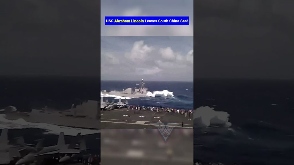 Déplacement d'un porte-avions : une décision absurde qui menace la stabilité en Asie !