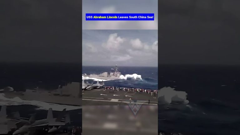 Déplacement d'un porte-avions : une décision absurde qui menace la stabilité en Asie !