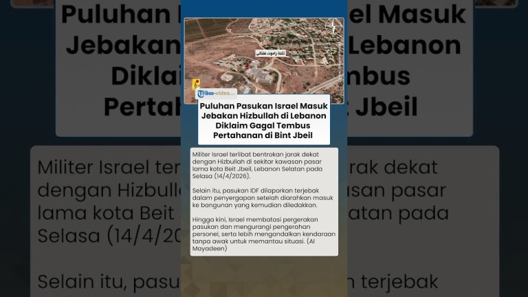 Des forces israéliennes piégées par le Hezbollah à Bint Jbeil, échouent à percer les défenses.