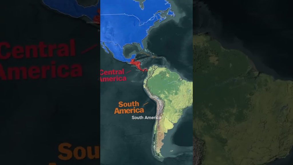 Différences géographiques et culturelles entre Amérique du Nord, Centrale et du Sud.