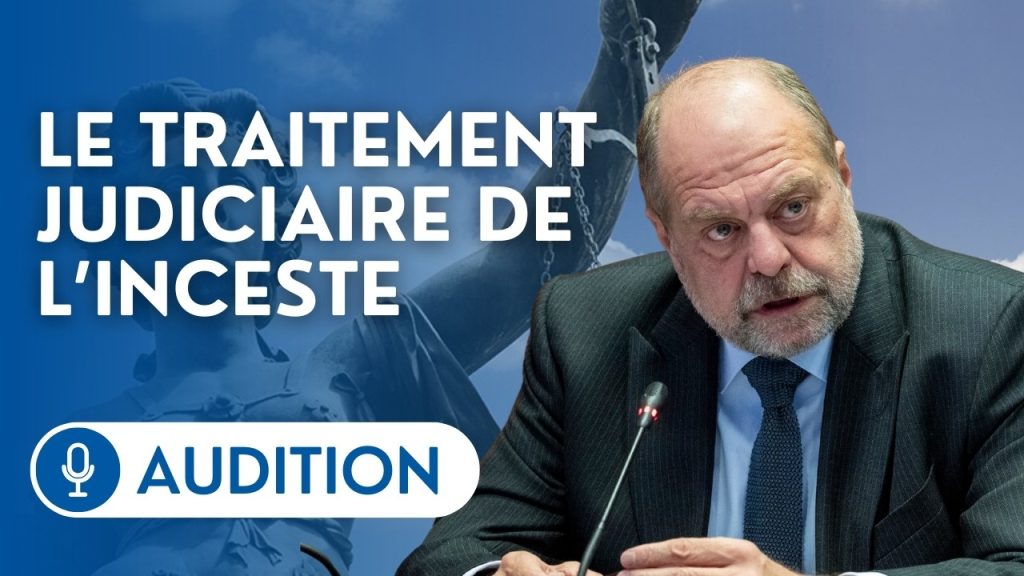 Éric Dupond-Moretti auditionné par la commission d’enquête sur le traitement judiciaire de l’inceste