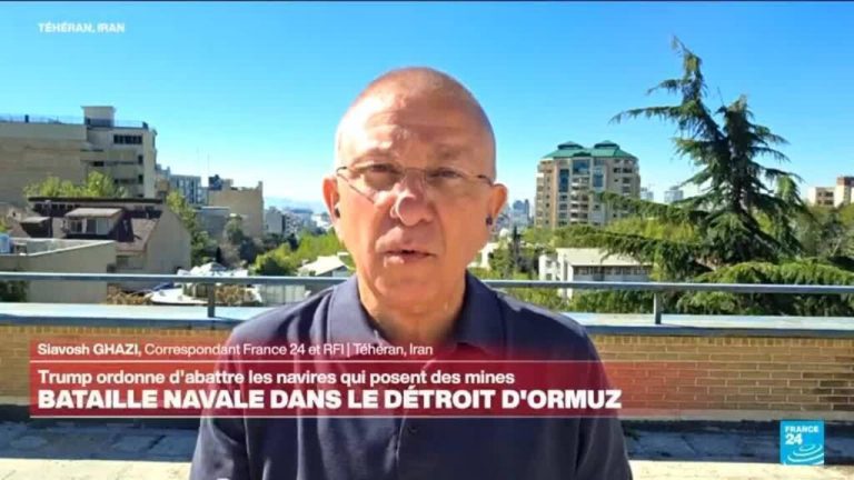 Trump ordonne l&rsquo;abattage des bateaux iraniens posant des mines dans le détroit d&rsquo;Ormuz.