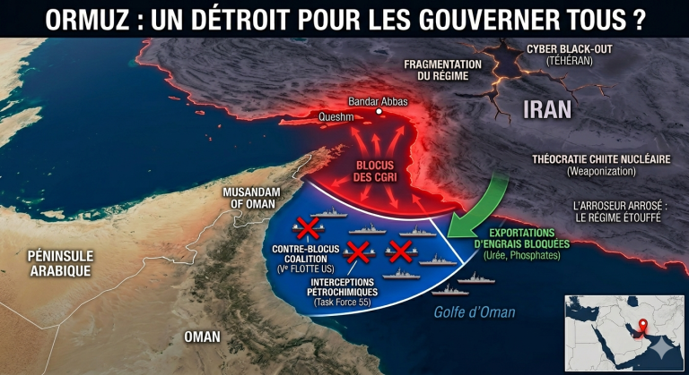 Le détroit d’Ormuz : un jeu dangereux où tous perdent