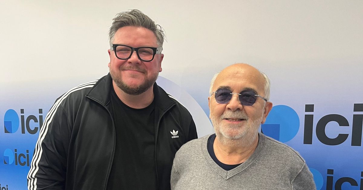 Gérard Jugnot au micro ICI Alsace, à l'occasion de la sortie de son film