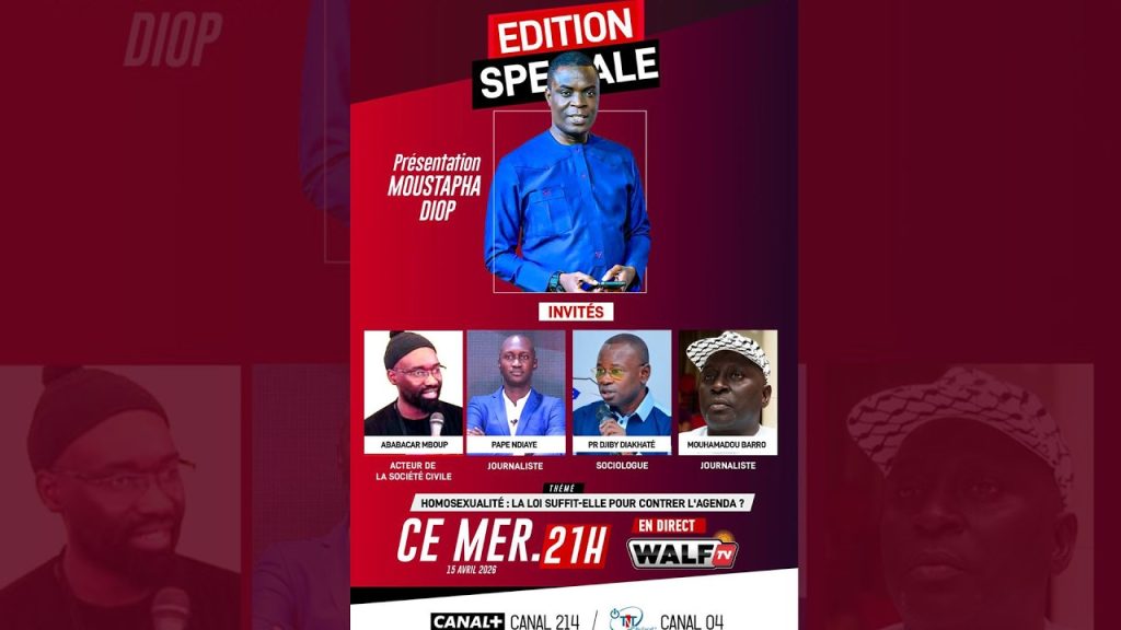 "HOMOSEXUALITÉ : La Loi Ne Suffit Pas, Moustapha Diop Dévoile un Agenda Inquiétant !"