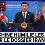 La Chine critique la position des États-Unis sur le dossier nucléaire iranien.