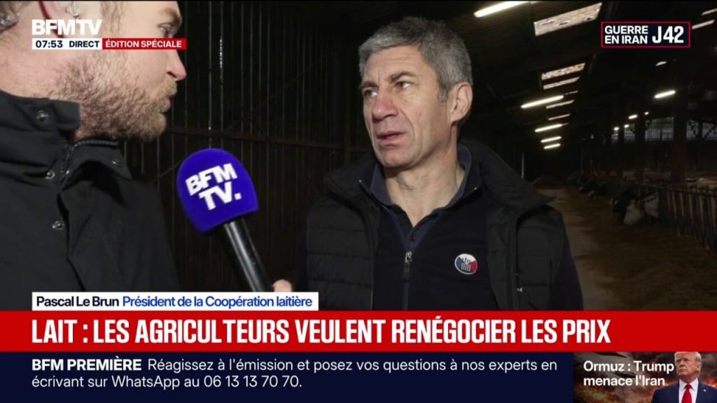Prix du lait : les agriculteurs en colère face à l'absurdité des dirigeants RN et leurs promesses creuses !