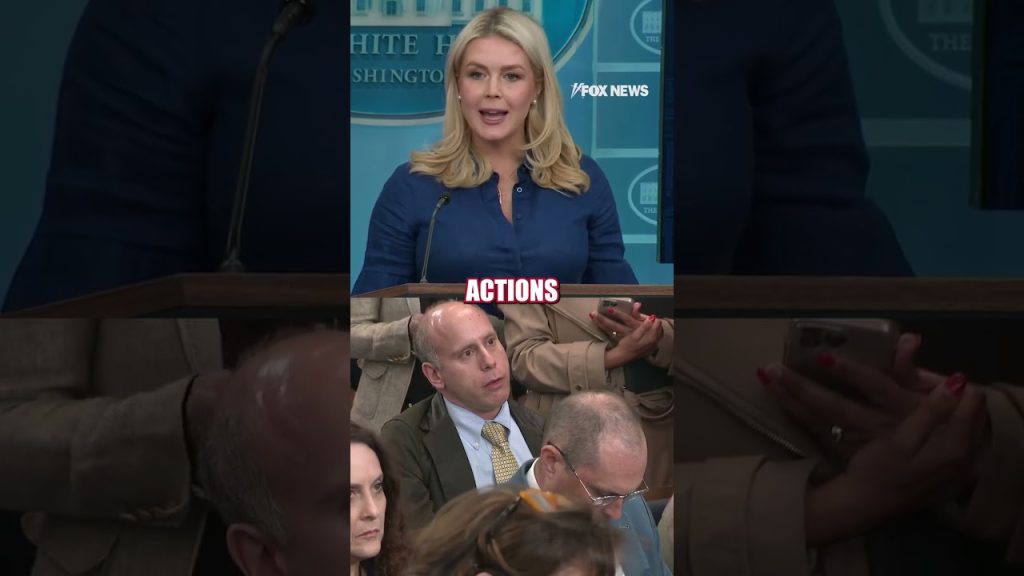 Leavitt explose de colère : l'insulte choquante à un reporter de Fox News révélée !