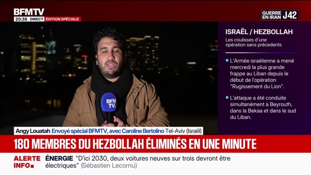 Liban : Tsahal élimine 180 membres du Hezbollah en une minute, pendant que nos élus se disputent des futilités !