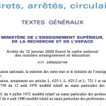 Licence de Professorat des Ecoles (LPE) bilingue français-breton, Master Enseignement et Education (M2E)