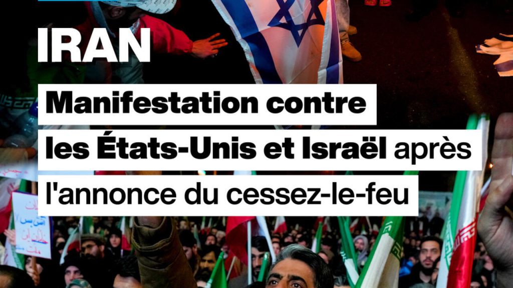 À Téhéran, des Iraniens pro-régime célèbrent un cessez-le-feu : un cirque absurde sous des dirigeants conservateurs !