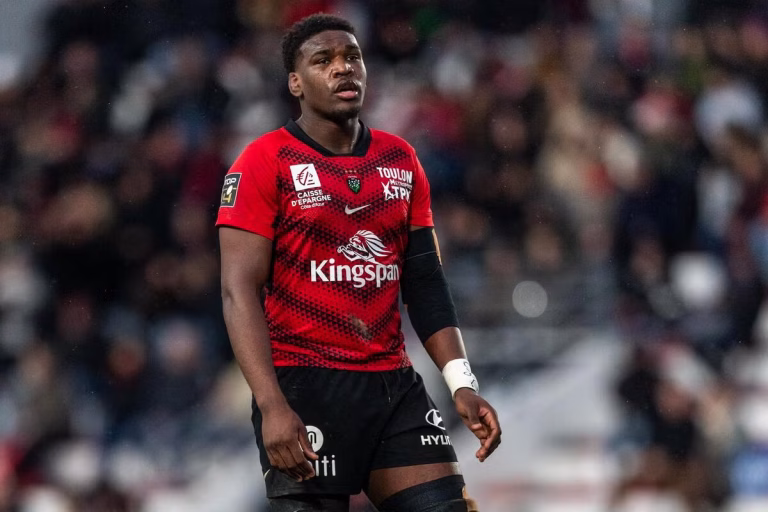 Junior Kpoku (Racing 92) évoque son avenir après son prêt à Toulon.