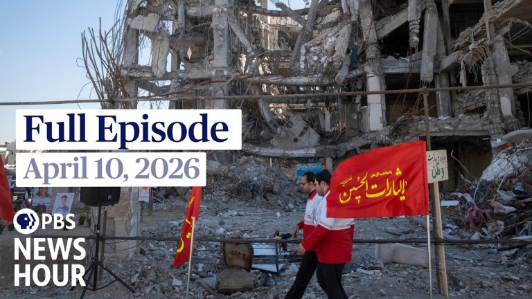 PBS News Hour : Épisode du 10 avril 2026 sur les tensions géopolitiques en Europe.