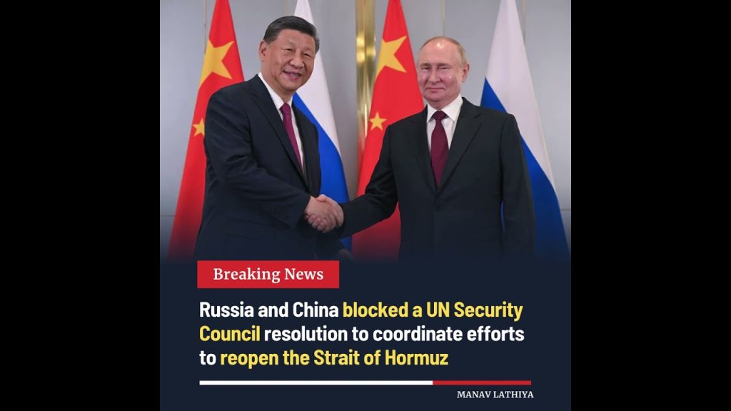 "Russia et Chine Unissent leurs Forces pour Saboter la Réouverture du Détroit d'Hormuz : Un Acte de Provocation Inacceptable !"