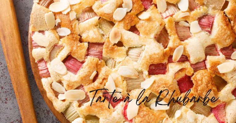 Recette de Tarte à la Rhubarbe : spécialité culinaire d&rsquo;Alsace à découvrir.