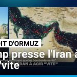 Trump appelle l'Iran à agir rapidement sur la situation à Détroit d'Ormuz.