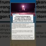 "Trump envisage une frappe militaire contre l'Iran : la menace d'une guerre au cœur du détroit d'Hormuz !"